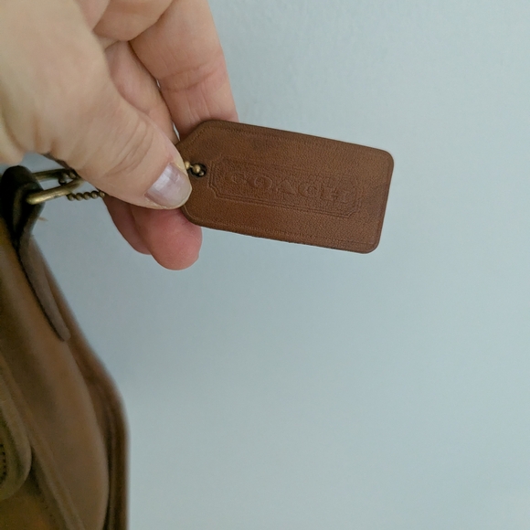 Coach Tan Leather Crossbody Bag - Picture 2 of 8